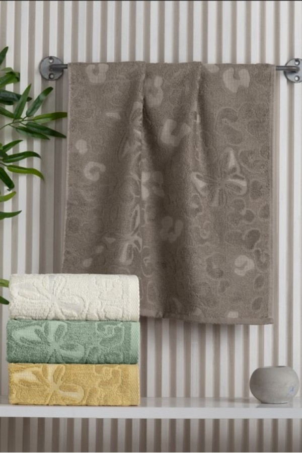 Altınbaşak Bambu 4´lü 50x90 El Havlusu Aron V2