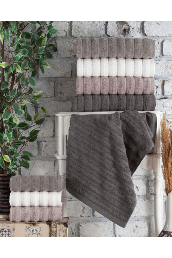 Altınbaşak Jakarlı 4´lü 50x90 El Havlusu Monna Altınbaşak Jakarlı 4´lü 50x90 El Havlusu Monna