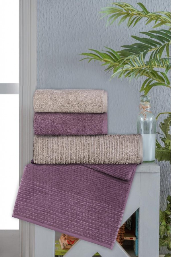 Altınbaşak Jakarlı 4´lü 50x90 El Havlusu Lisa V2 Altınbaşak Jakarlı 4´lü 50x90 El Havlusu Lisa V2