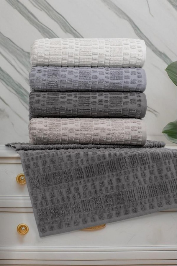 Altınbaşak Jakarlı 4´lü 50x90 El Havlusu Lissome Altınbaşak Jakarlı 4´lü 50x90 El Havlusu Lissome