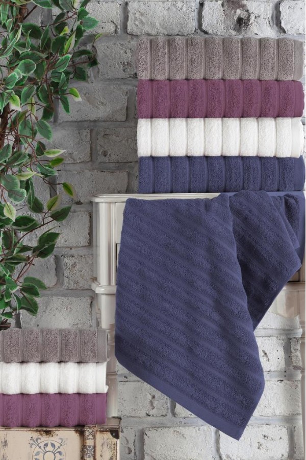 Altınbaşak Jakarlı 4´lü 50x90 El Havlusu Monna V2 Gülkurusu Altınbaşak Jakarlı 4´lü 50x90 El Havlusu Monna V2 Gülkurusu