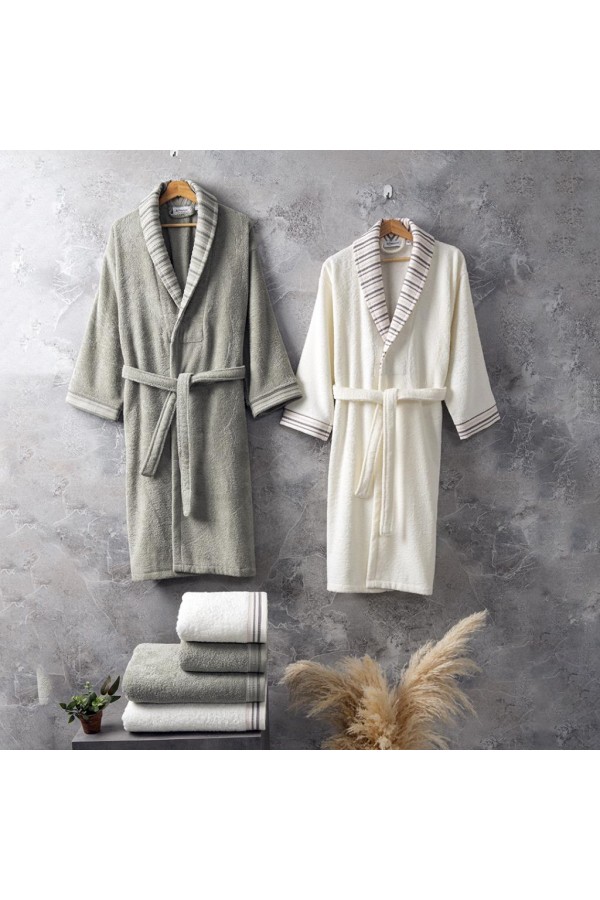 Altınbaşak Rio Bornoz Seti Sage İvory