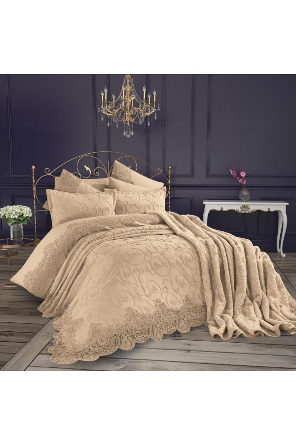 Anna Karina 10 Parça Evlilik Seti İsabella Cappucino Anna Karina 10 Parça Evlilik Seti İsabella Cappucino