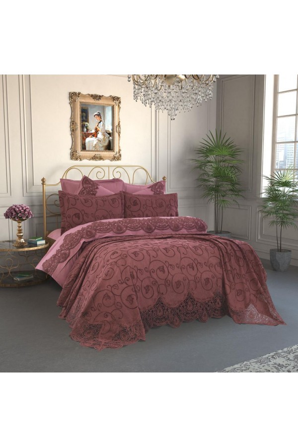 Anna Karina 10 Parça Evlilik Seti İsabella Mürdüm Anna Karina 10 Parça Evlilik Seti İsabella Mürdüm