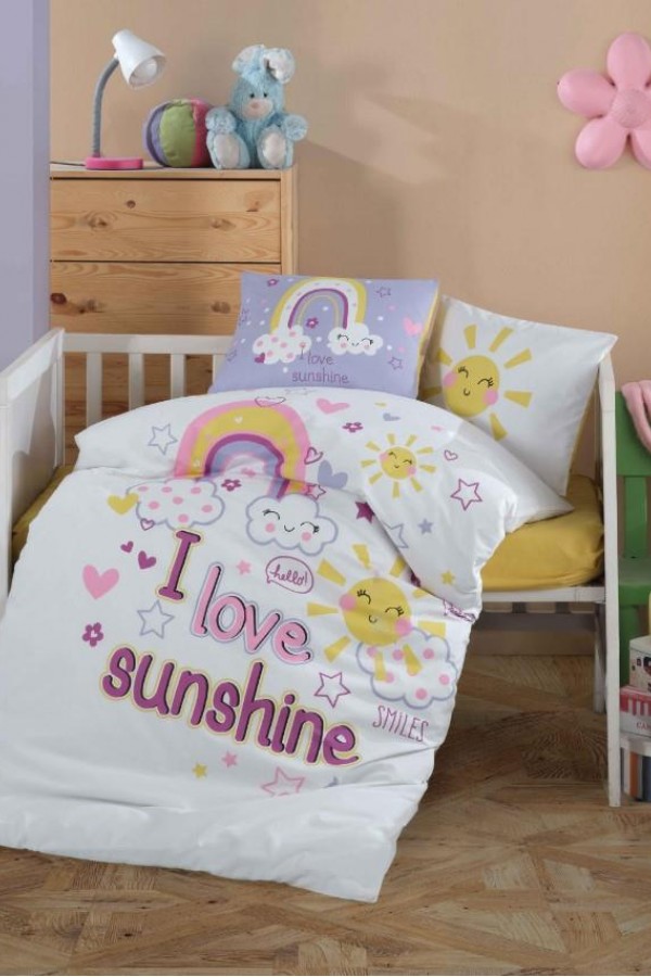 Clasy Bebek Nevresim Takımı Sun Love Clasy Bebek Nevresim Takımı Sun Love