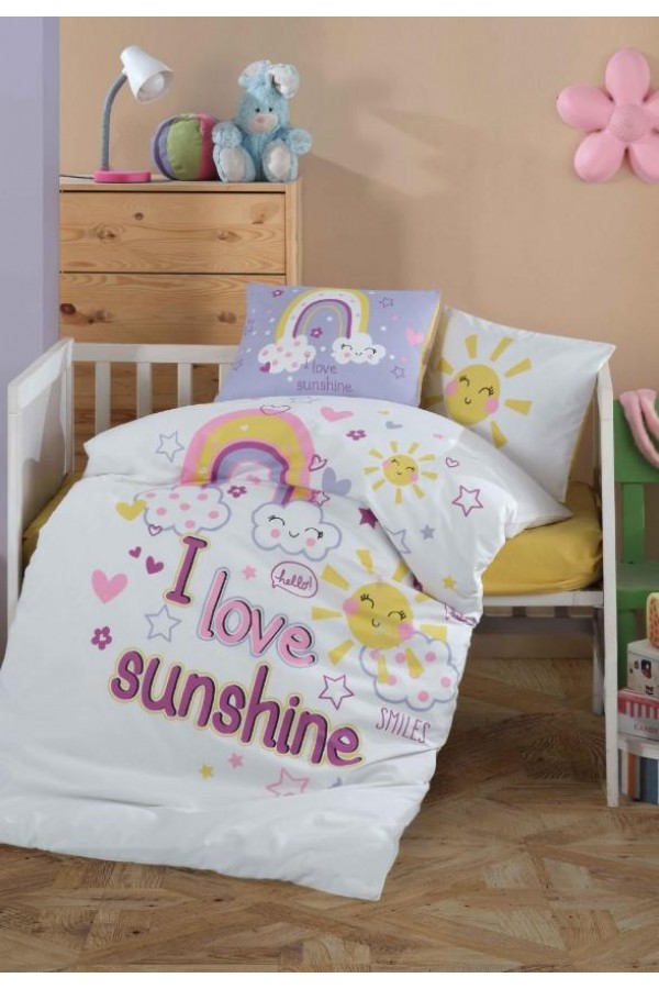 Clasy Bebek Nevresim Takımı Sun Love Clasy Bebek Nevresim Takımı Sun Love