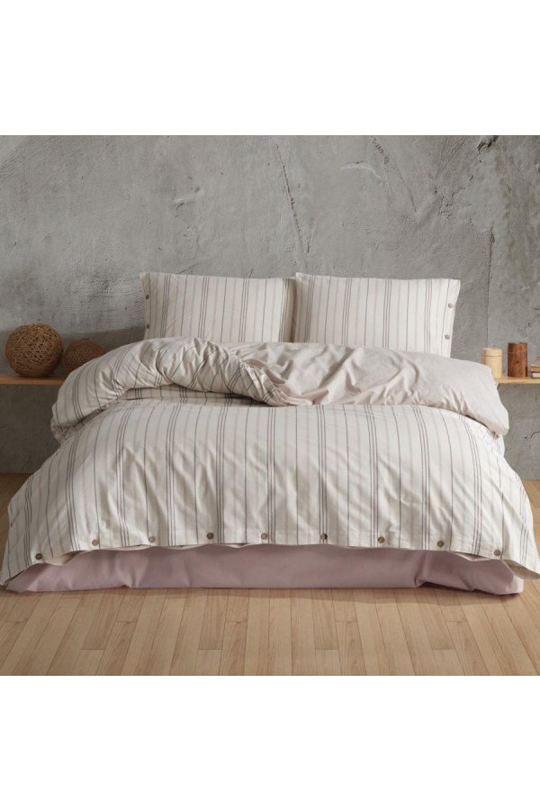 Clasy Butik Native Serisi Çift Kişilik Nevresim Takımı Etre V1 Bej Clasy Butik Native Serisi Çift Kişilik Nevresim Takımı Etre V1 Bej