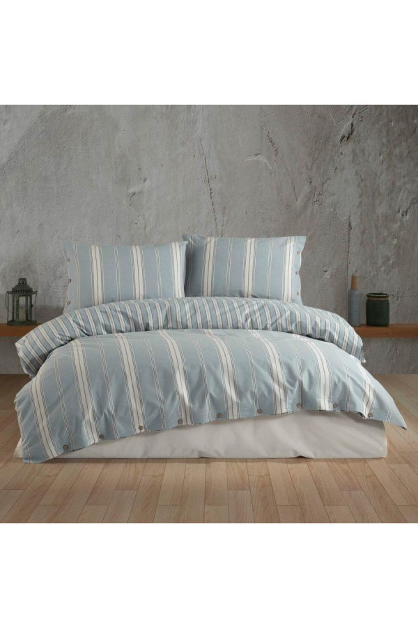 Clasy Butik Native Serisi Çift Kişilik Nevresim Takımı Kasara v1 Mavi Clasy Butik Native Serisi Çift Kişilik Nevresim Takımı Kasara v1 Mavi