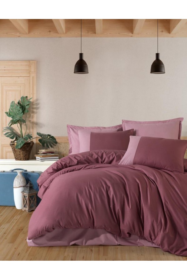 Clasy Butik Serisi Çift Kişilik Nevresim Takımı Pure V4 Gülkurusu Clasy Butik Serisi Çift Kişilik Nevresim Takımı Pure V4 Gülkurusu