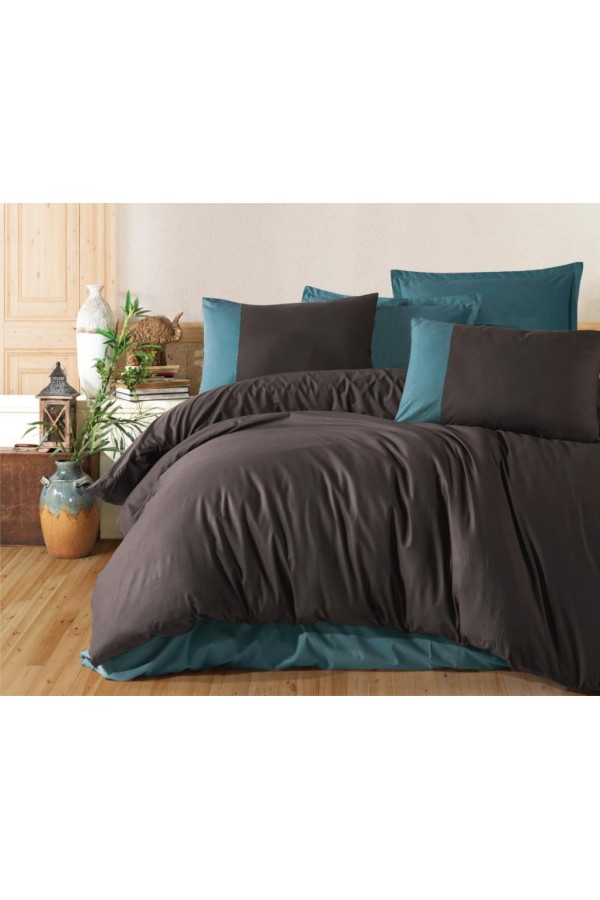 Clasy Butik Serisi Çift Kişilik Nevresim Takımı Pure V5 Antrasit Clasy Butik Serisi Çift Kişilik Nevresim Takımı Pure V5 Antrasit