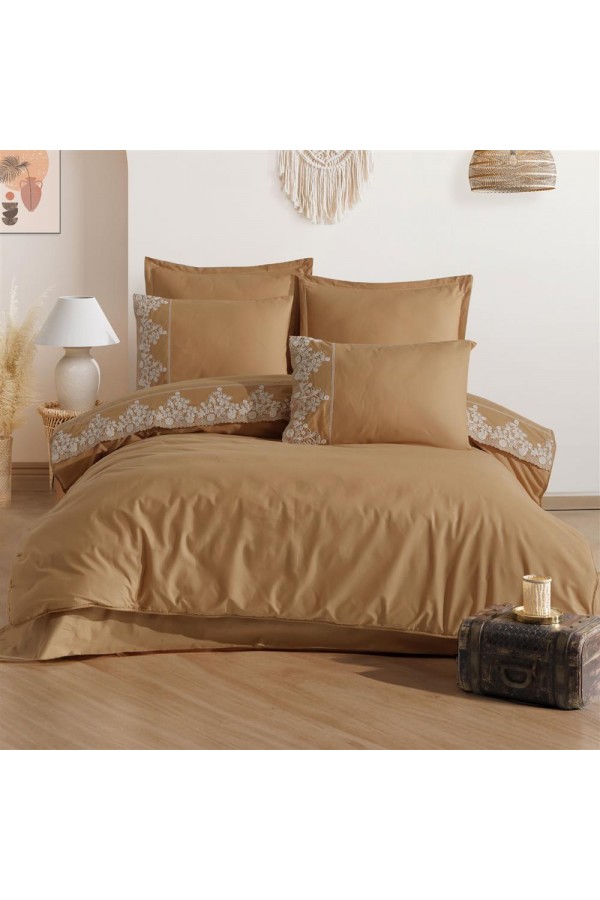 Clasy Çift Kişilik Butik Uyku Seti Osela V1 Zencefil