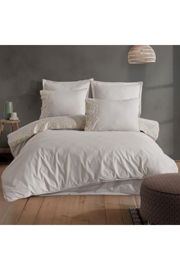 Clasy Çift Kişilik Butik Uyku Seti Osela V6 Gri