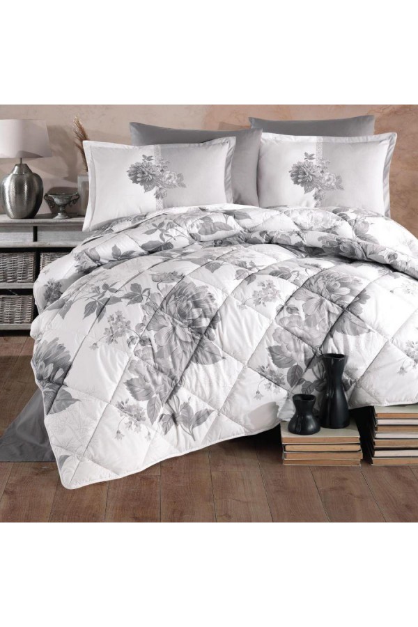 Clasy Çift Kişilik Ranforce Uyku Seti Rohan v1 Gri