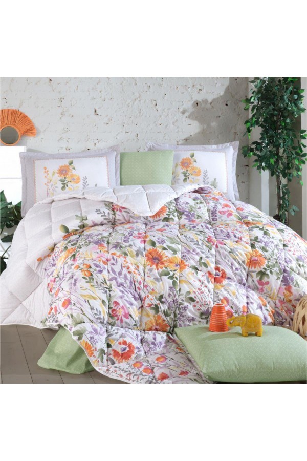 Clasy Çift Kişilik Ranforce Uyku Seti Galya V1 Yeşil