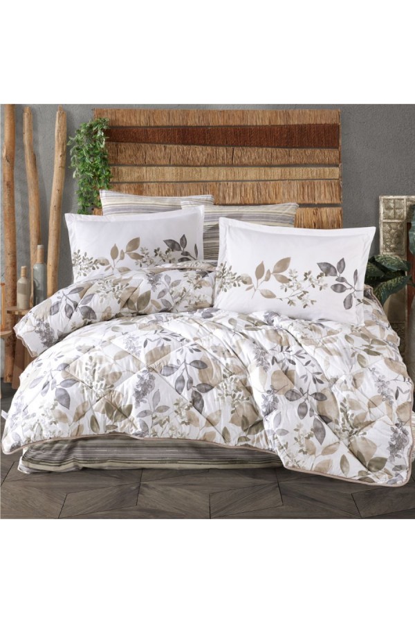 Clasy Çift Kişilik Ranforce Uyku Seti Azura V1 Bej