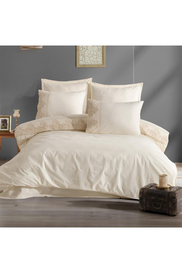 Clasy Çift Kişilik Butik Uyku Seti Osela V2 Ekru