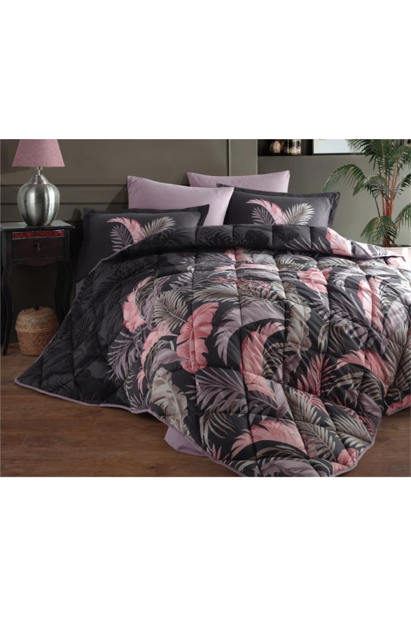 Clasy Çift Kişilik Ranforce Uyku Seti Hena v1 Antrasit