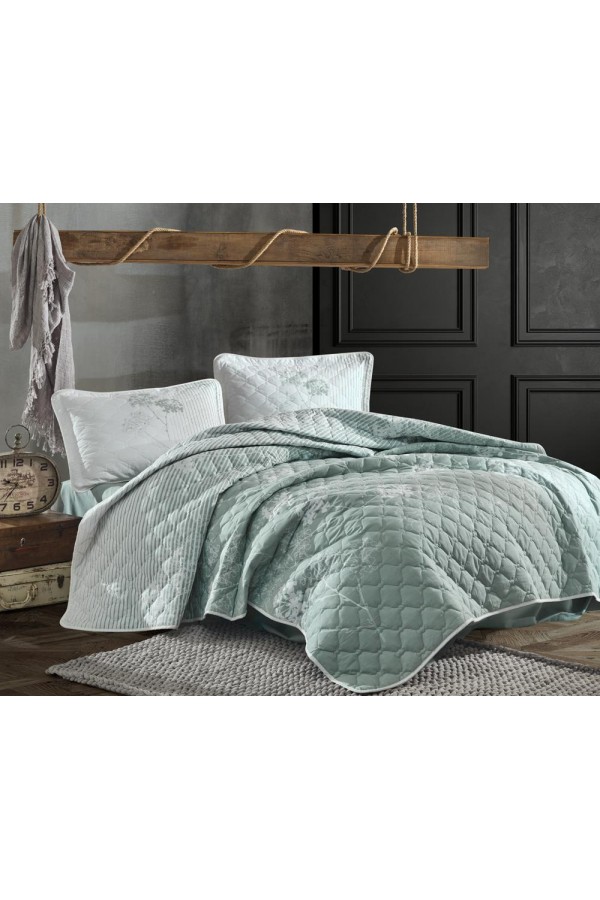 Clasy Çift Kişilik Yatak Örtüsü Luvi v1 Mint