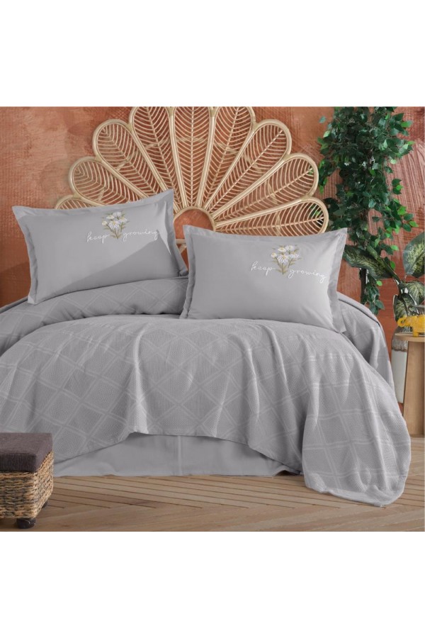 Clasy Pike Takımı Çift Kişilik Etta V3 Gri