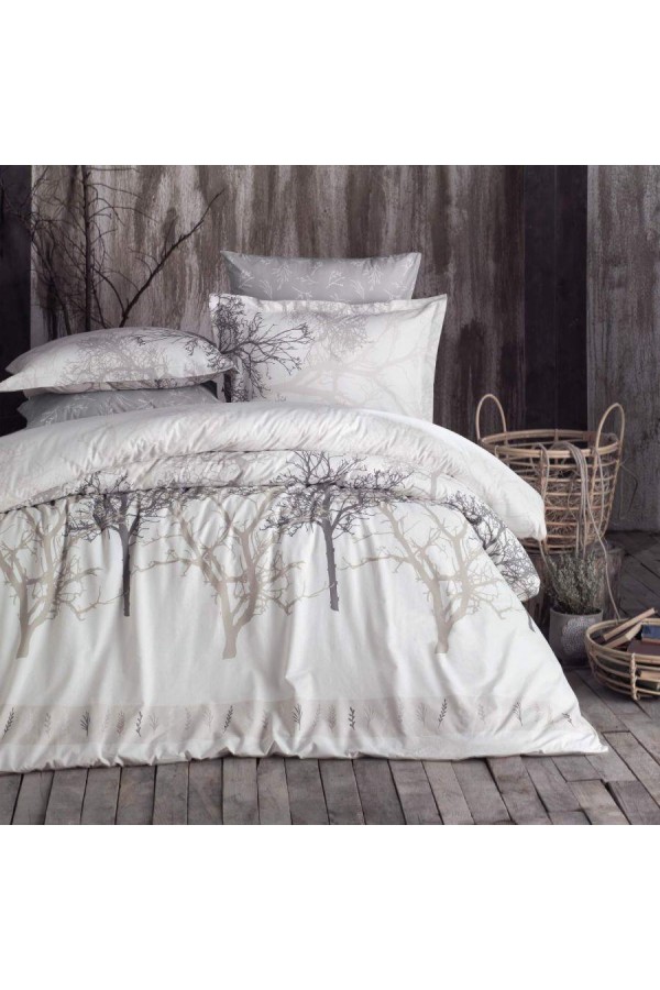 Clasy Ranforce Nevresim Takımı Çift Kişilik Midas v2 Bej