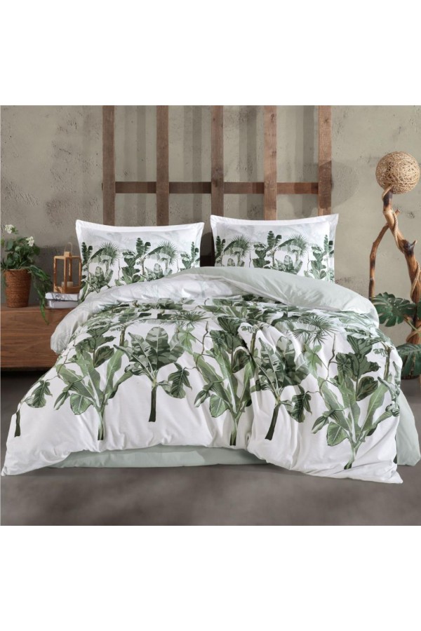 Clasy Ranforce Nevresim Takımı Çift Kişilik Versay V1 Adaçayı