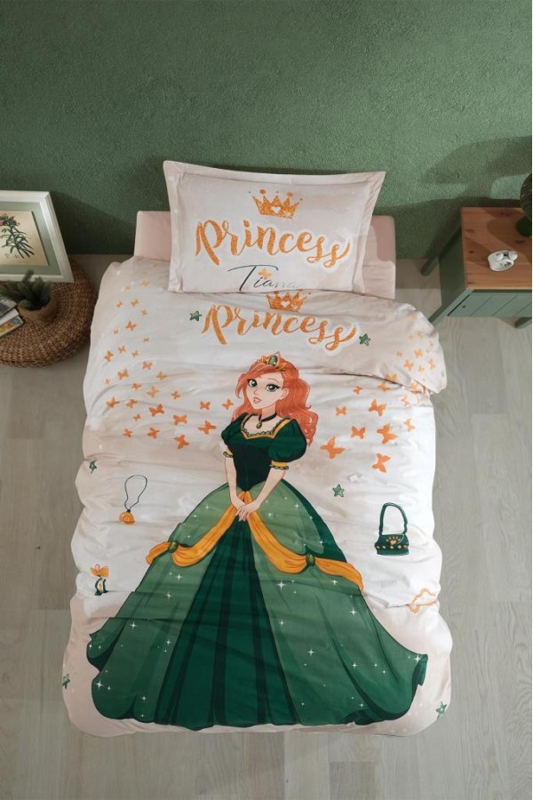 Clasy Ranforce Nevresim Takımı Tek Kişilik Tiana v1 Taş