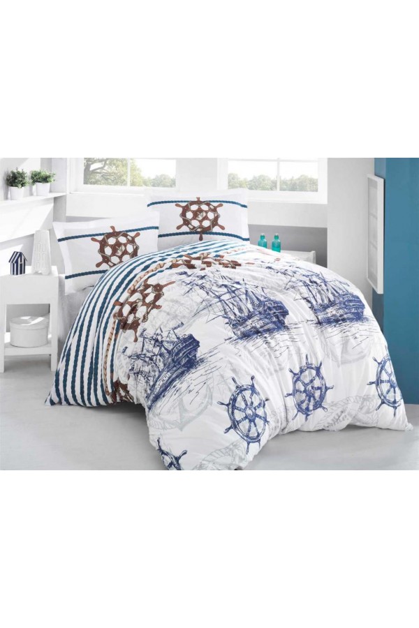 Clasy Genç Ranforce Nevresim Takımı Tek Kişilik Marine