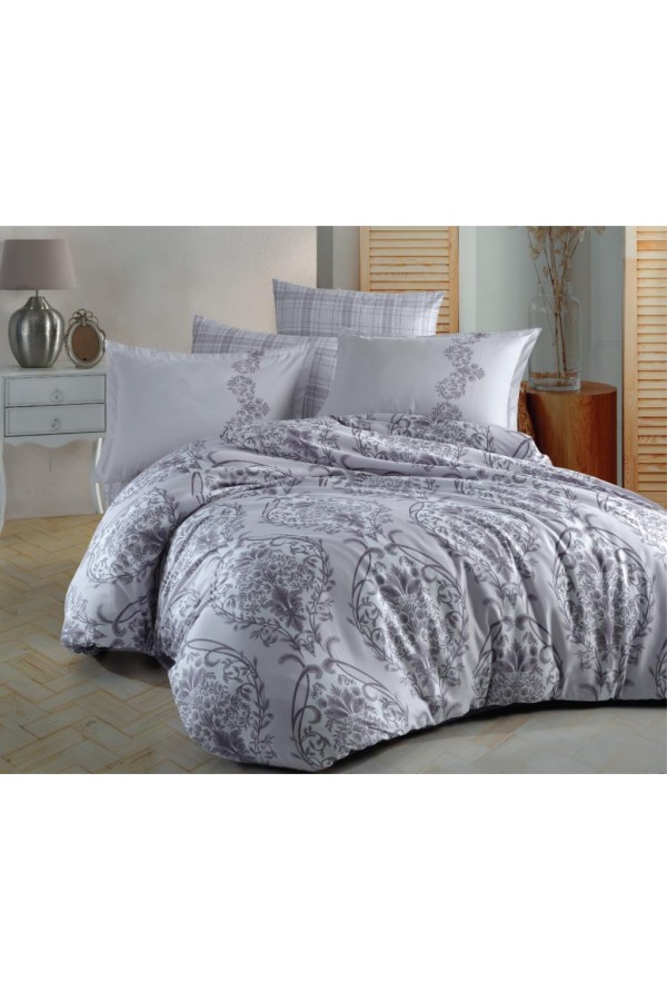 Clasy Saten Çift Kişilik Nevresim Takımı Olinda v1 Lila Clasy Saten Çift Kişilik Nevresim Takımı Olinda v1 Lila