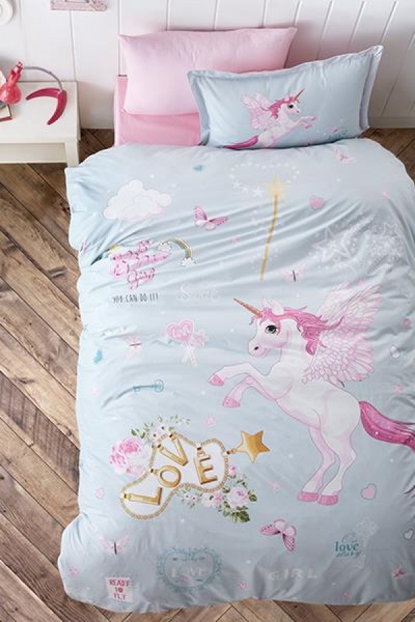 Clasy Tek Kişilik Genç Ranforce Nevresim Takımı Pegasus