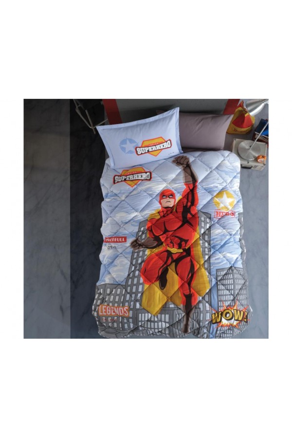 Clasy Tek Kişilik Ranforce Genç Desen Uyku Seti Superhero Clasy Tek Kişilik Ranforce Genç Desen Uyku Seti Superhero