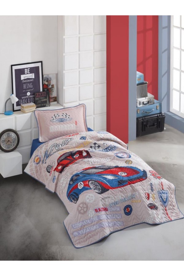 Clasy Tek Kişilik Yatak Örtüsü Garage Clasy Tek Kişilik Yatak Örtüsü Garage