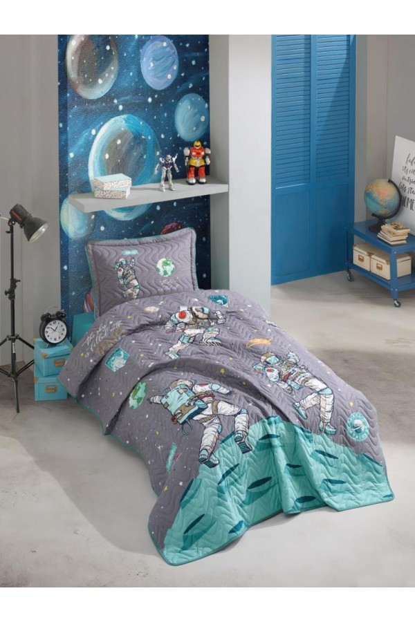 Clasy Tek Kişilik Yatak Örtüsü Space Clasy Tek Kişilik Yatak Örtüsü Space