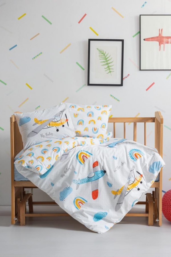 Cotton Box Bebek Nevresim Takımı Sky Mavi
