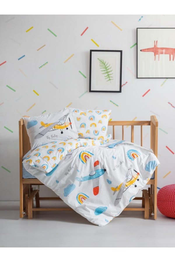 Cotton Box Bebek Nevresim Takımı Sky Mavi