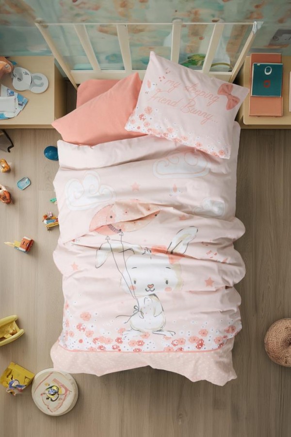 Cotton Box Bebek Nevresim Takımı Rapeti Somon Cotton Box Bebek Nevresim Takımı Rapeti Somon