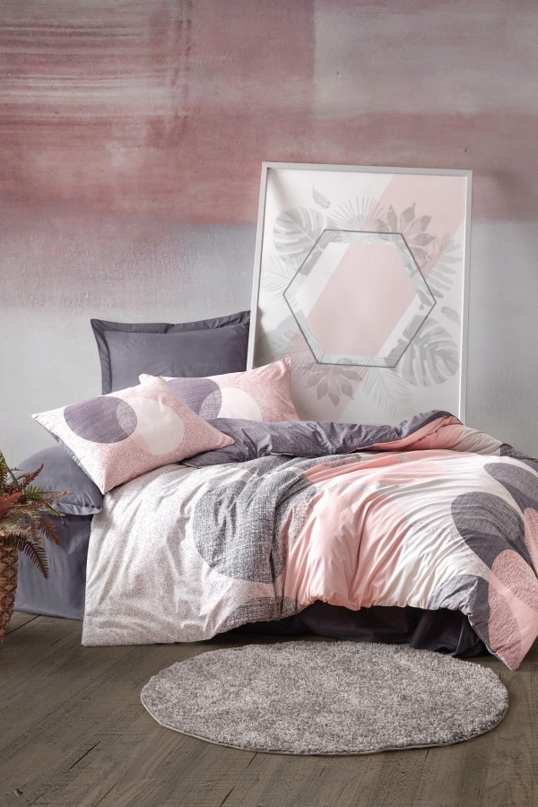 Cotton Box Çift Kişilik Nevresim Takımı Leron Gri