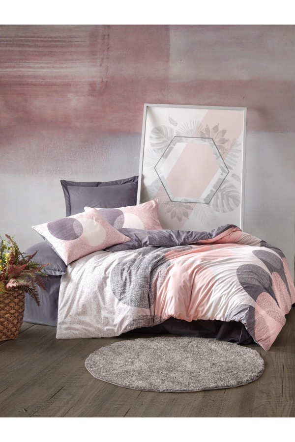 Cotton Box Çift Kişilik Nevresim Takımı Leron Gri