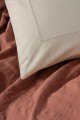 Cotton Box  Çift Kişilik Yatak Örtülü Pike Takımı Natura Vilo Kiremit