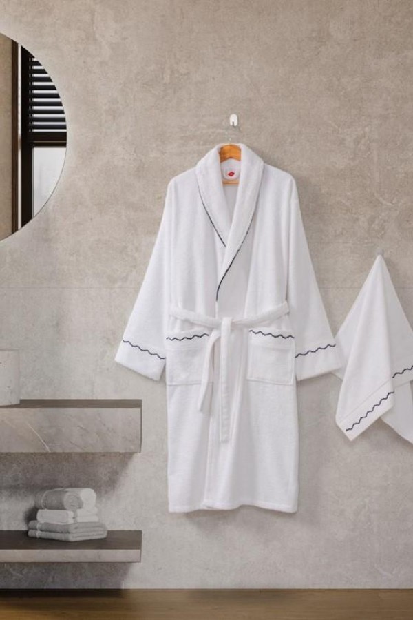 Cotton Box Classic Bornoz Seti Josina M-L Kadın