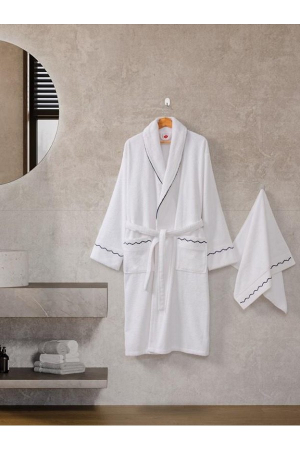 Cotton Box Classic Bornoz Seti Josina M-L Kadın