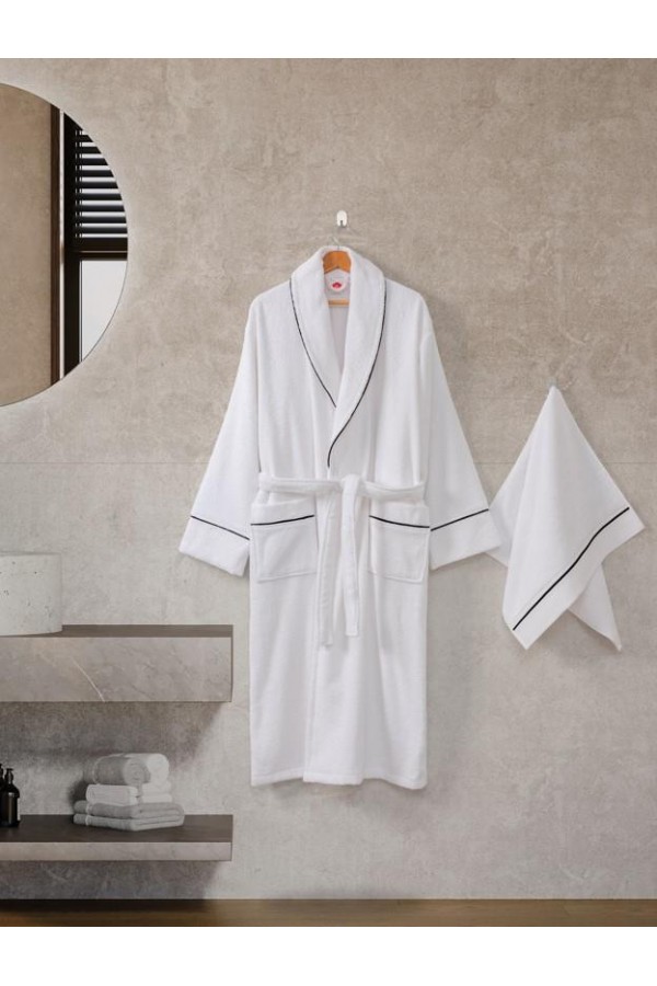 Cotton Box Classic Bornoz Seti Mahur M-L Unisex