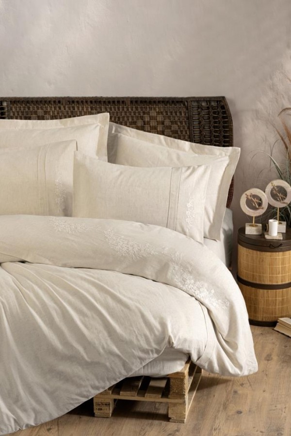Cotton Box Cotton Keten Çift Kişilik Nevresim Takımı Forbes