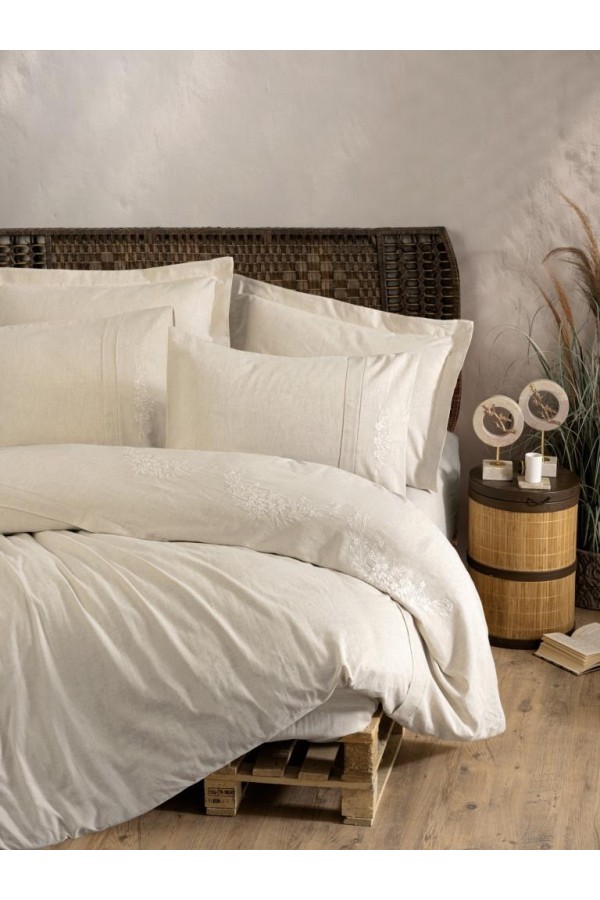 Cotton Box Cotton Keten Çift Kişilik Nevresim Takımı Forbes