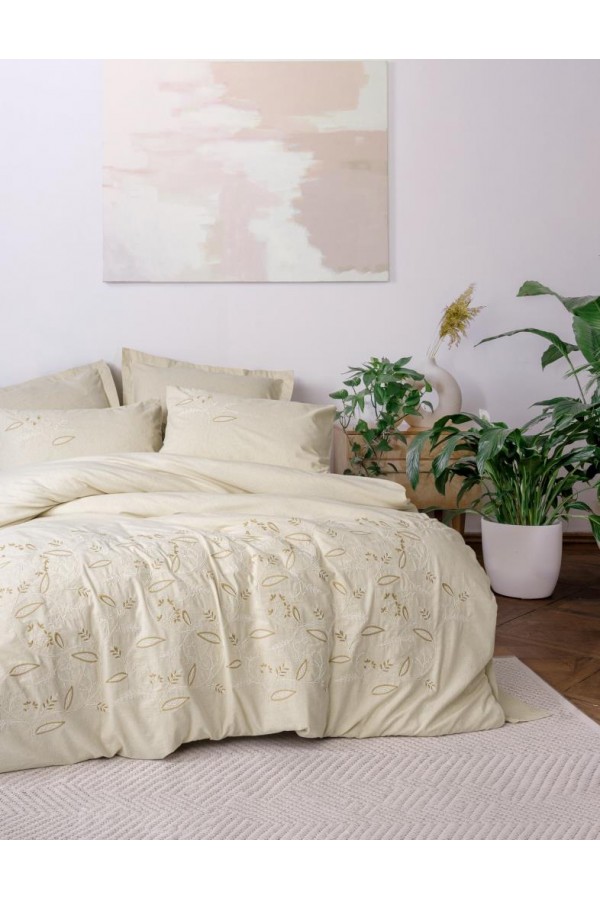 Cotton Box Cotton Keten Çift Kişilik Nevresim Takımı Lapelis