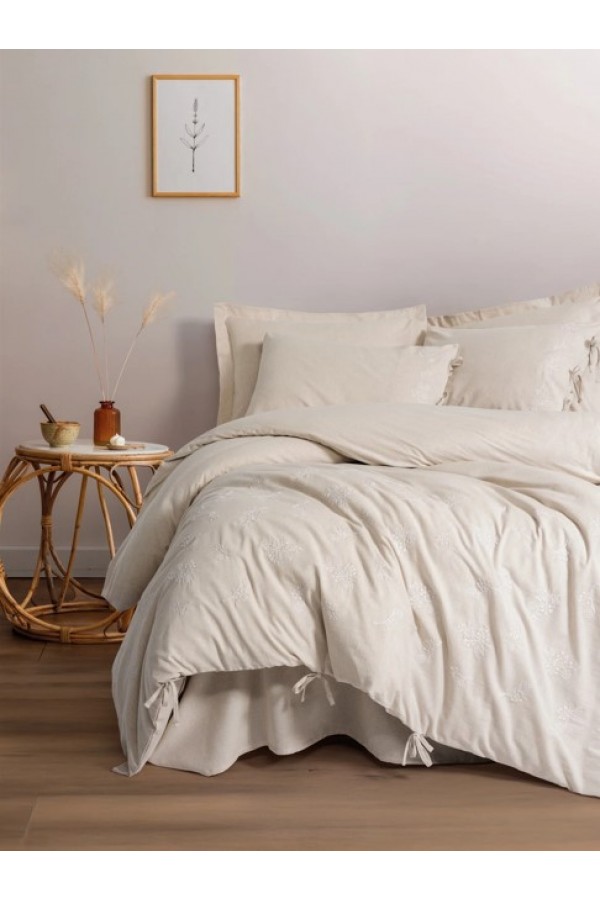 Cotton Box Cotton Keten Çift Kişilik Nevresim Takımı Esmira
