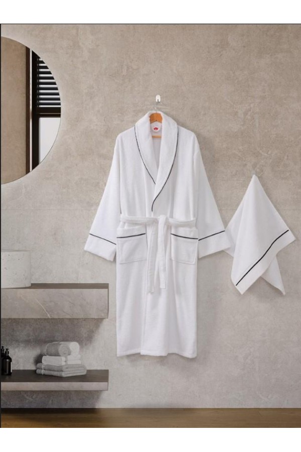 Cotton Box Classic Bornoz Seti Mahur L-XL Unisex