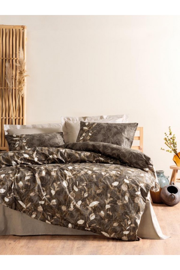 Cotton Box Dual Çift Kişilik Nevresim Takımı Foresta Bej