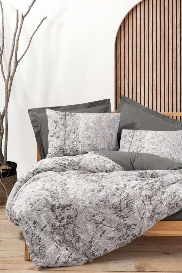 Cotton Box Dual Çift Kişilik Nevresim Takımı Odin Kahve
