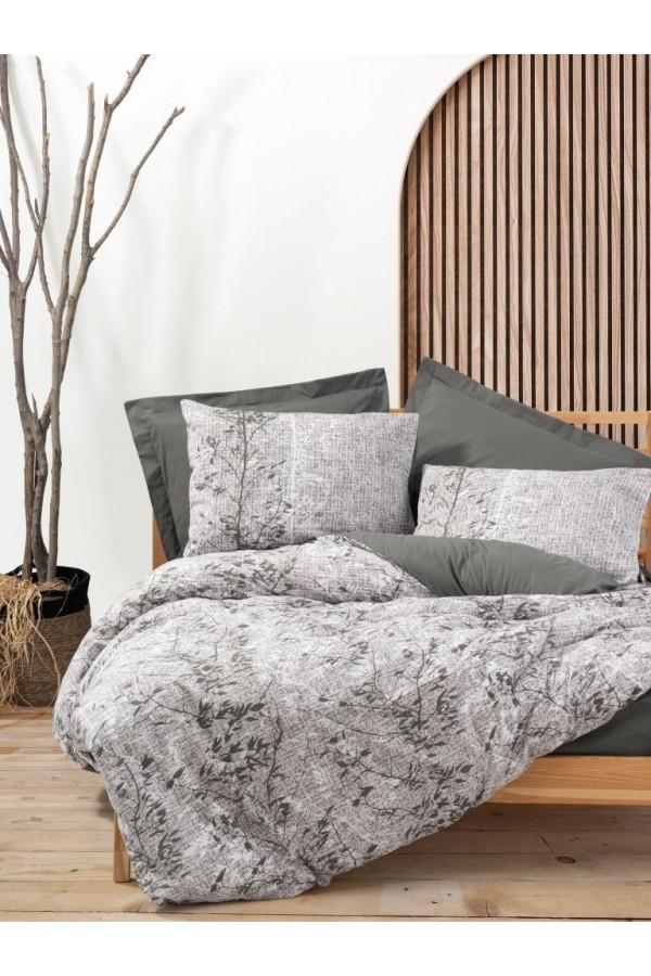 Cotton Box Dual Çift Kişilik Nevresim Takımı Odin Kahve