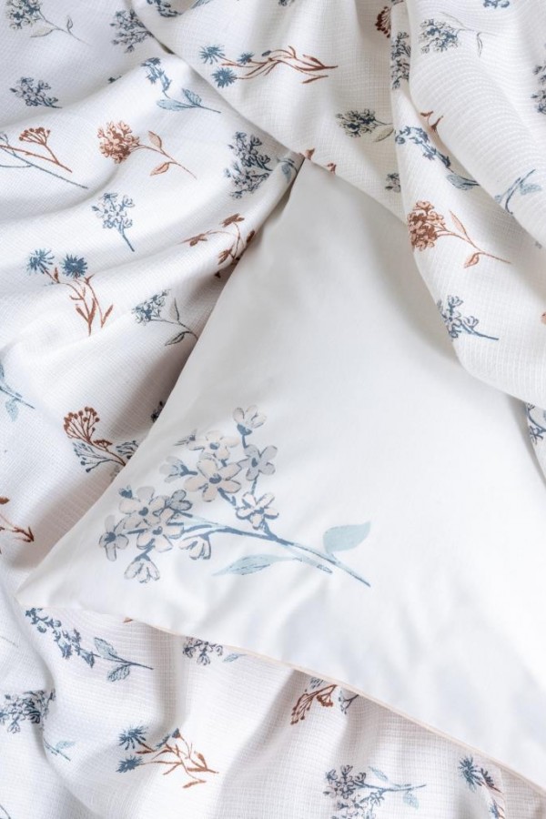 Cotton Box Estiva Çift Kişilik Pike Takımı Briar Somon